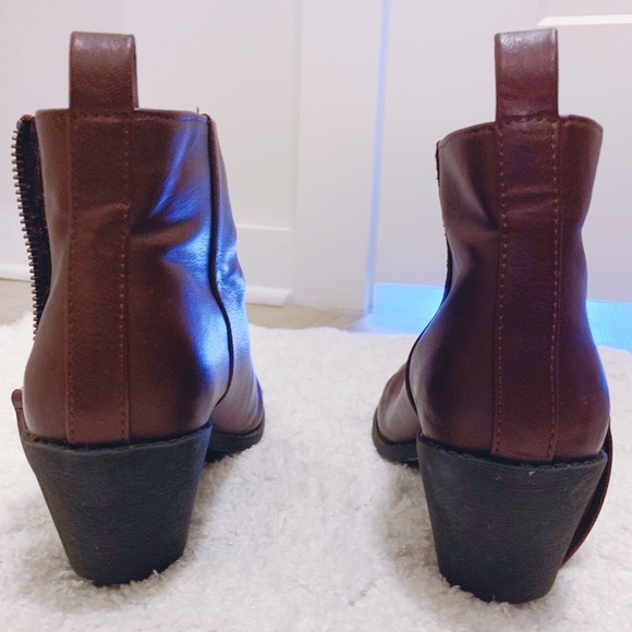 Maroon booties - Picture 3 of 4